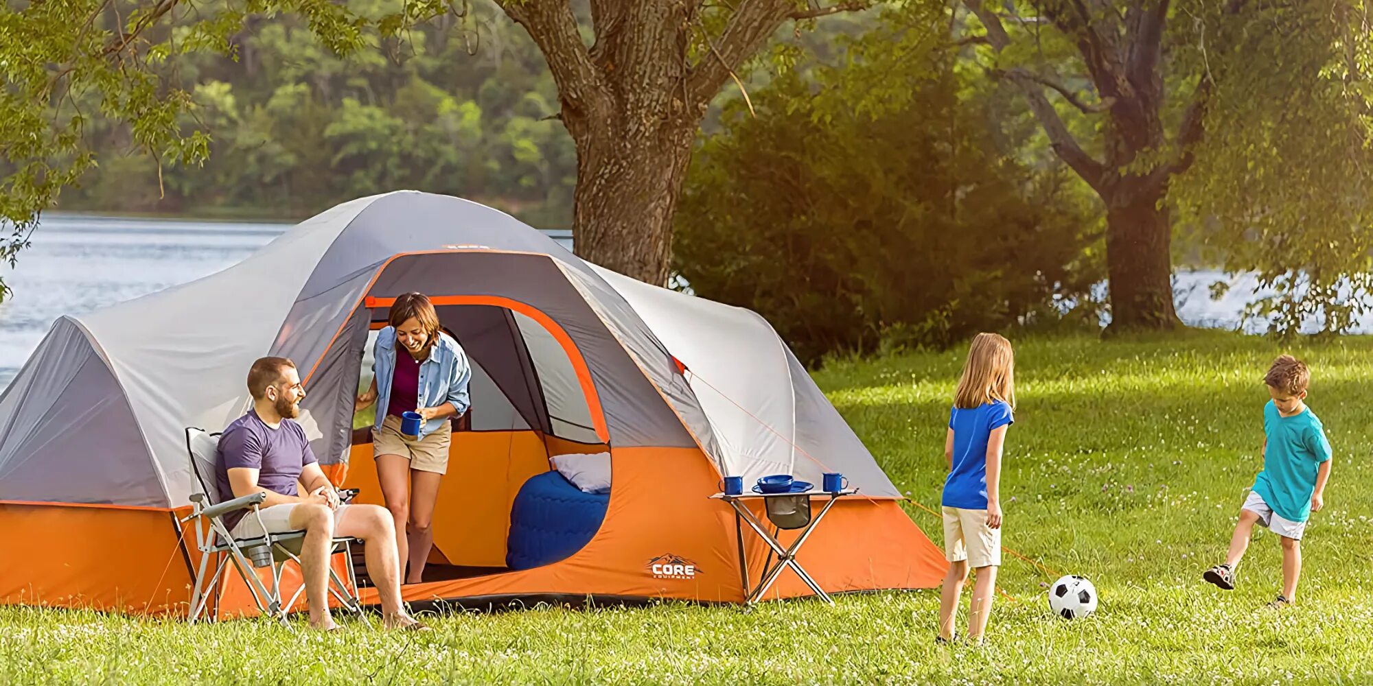 Camping with extend. Палатка Coleman Family 29000159. Кемпинг. Кемпинг с детьми с комфортом. Палатки на 10э человек для ребёнка.