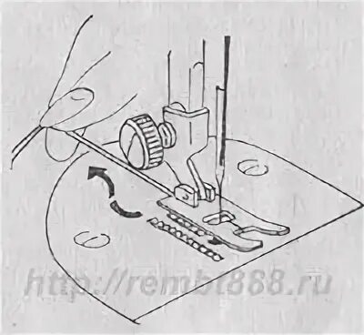 Как вставить нитку в иголку швейной машинки