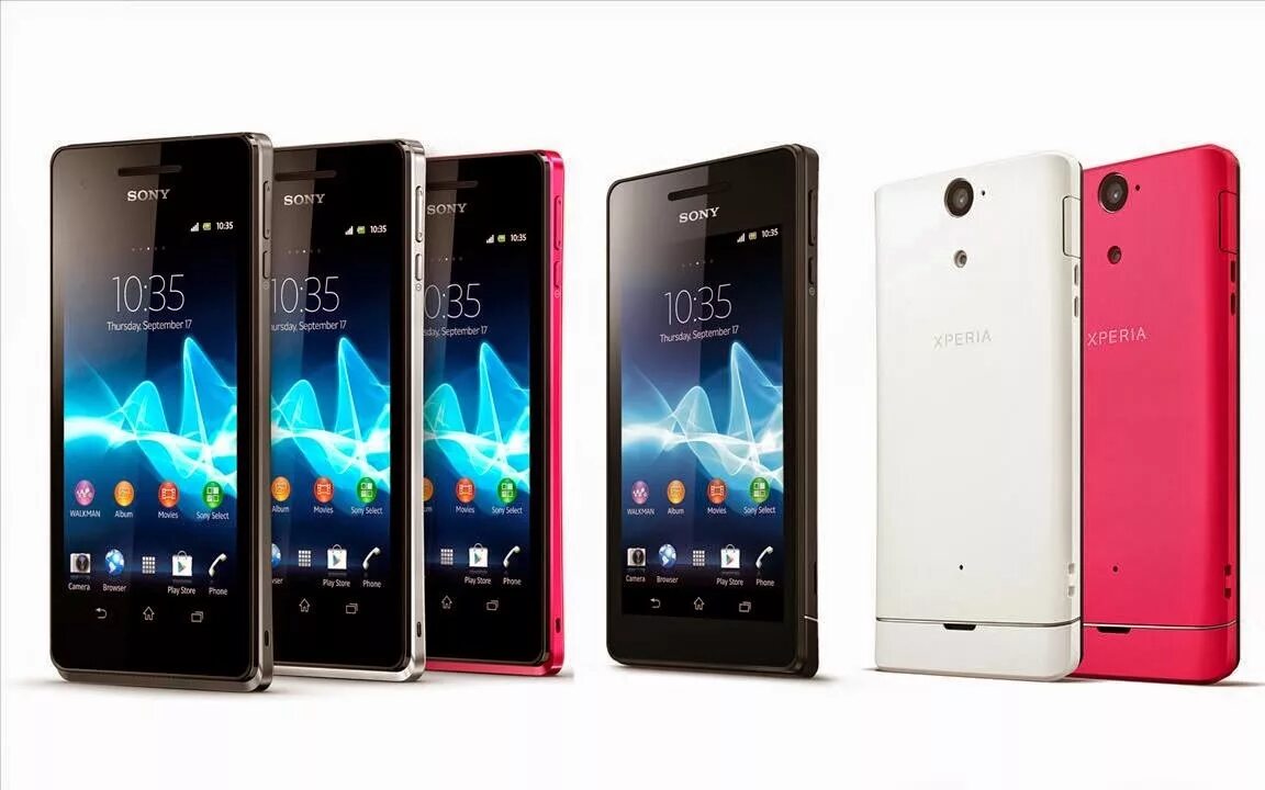 Sony Xperia v. Sony Xperia 5 v. Sony Xperia 1 v. Sony Xperia 1.