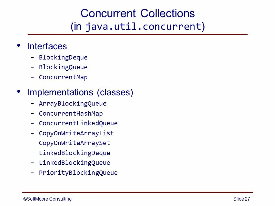 Java util collections. Коллекции concurrent java. Потокобезопасные коллекции java. Java иерархия concurrent коллекций. ARRAYBLOCKINGQUEUE java методы.