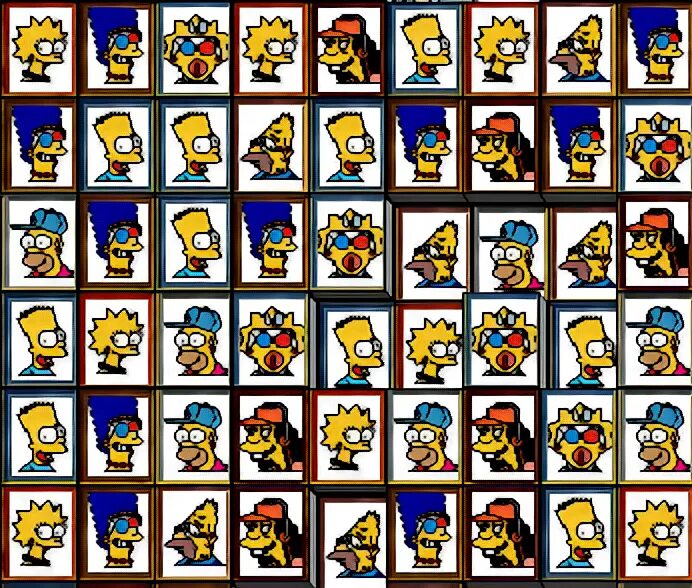 шахматы симпсоны. маджонг симпсоны. мозаика симпсонов. одноклассники маджонг симпсоны. игра мозаика симпсонов.
