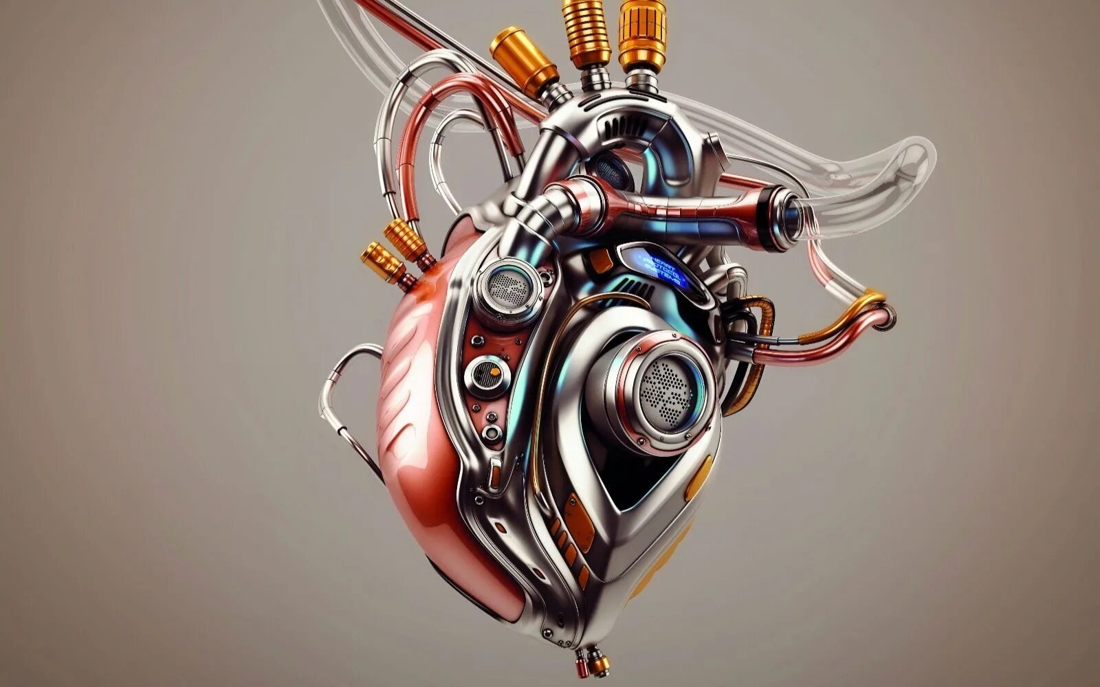 Искусственное сердце. Механическое сердце. Сердце мотор.