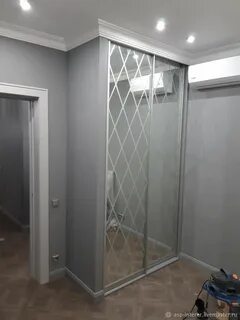 Шкаф купе ромбы