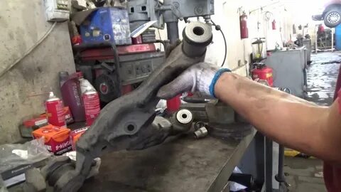 Замена передних нижних сайлентблоков