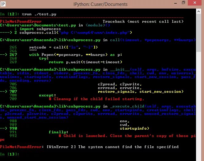 Код на питоне на операционную систему. Python php код. Subprocess Python. Варианты запуска скрипта Python. Traceback error code
