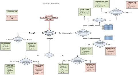 1 Statistical test flow chart.