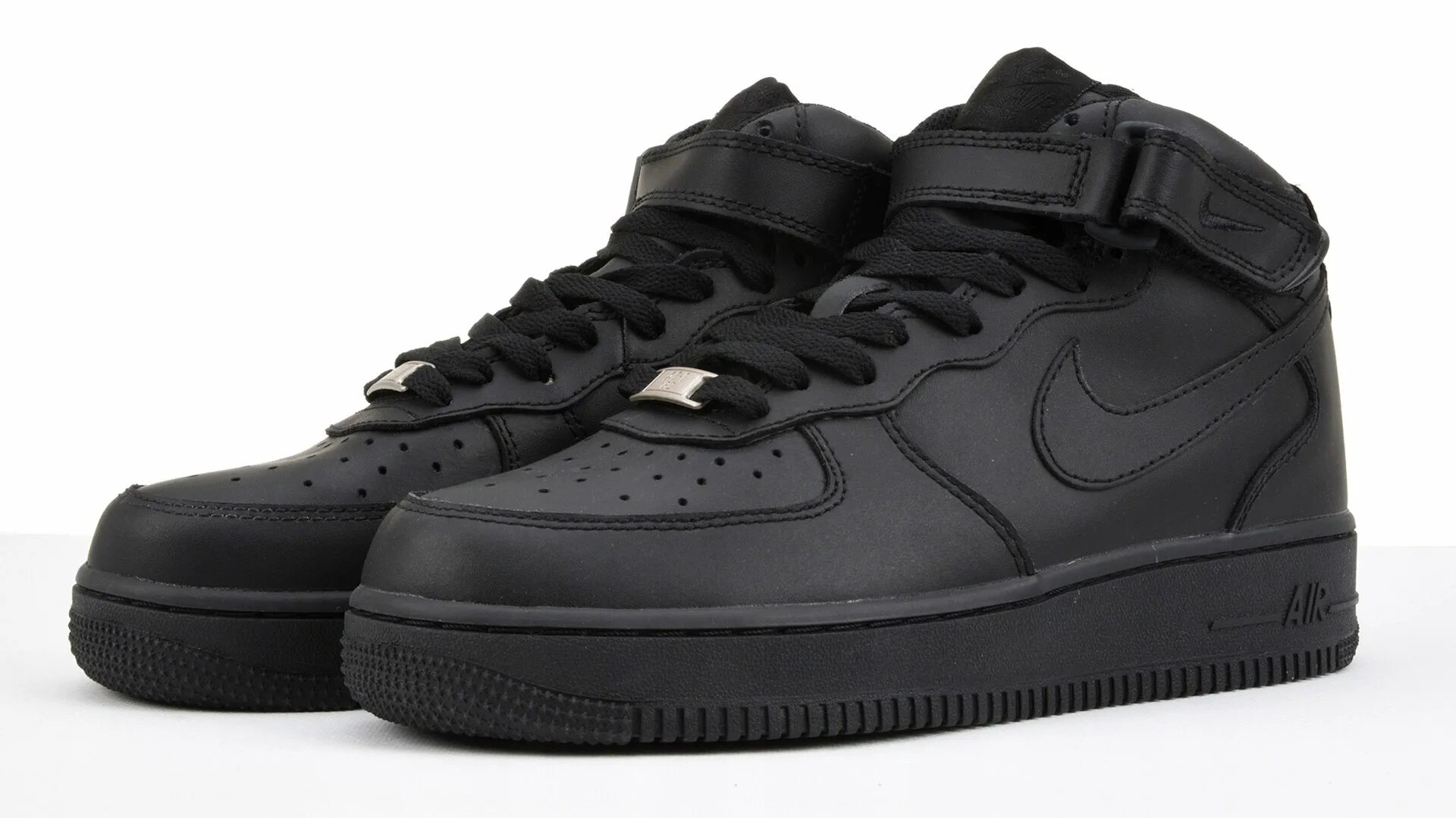 Купить кроссовки аир форс. Найк АИР Форс 1 МИД. Nike Air Force 1 07. Nike Air Force 1 Mid 07 Black. Nike Force 1.