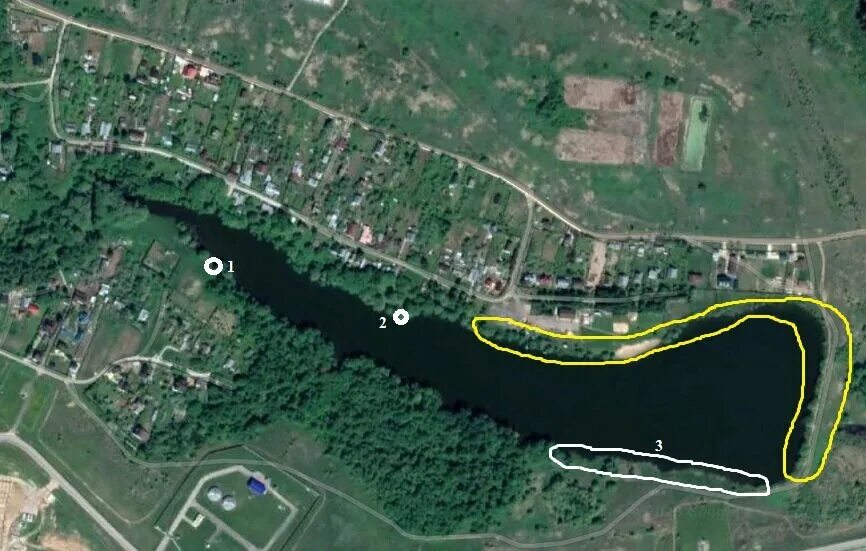 Карта водоемов калужской области