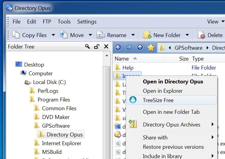 Directory context. Directory context