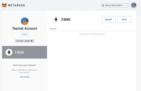 Metamask address