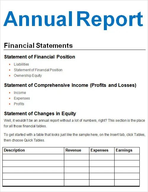 Statement of owner's Equity. Financial Report Sample. Report Формат. Microsoft Financial Report. Report 30