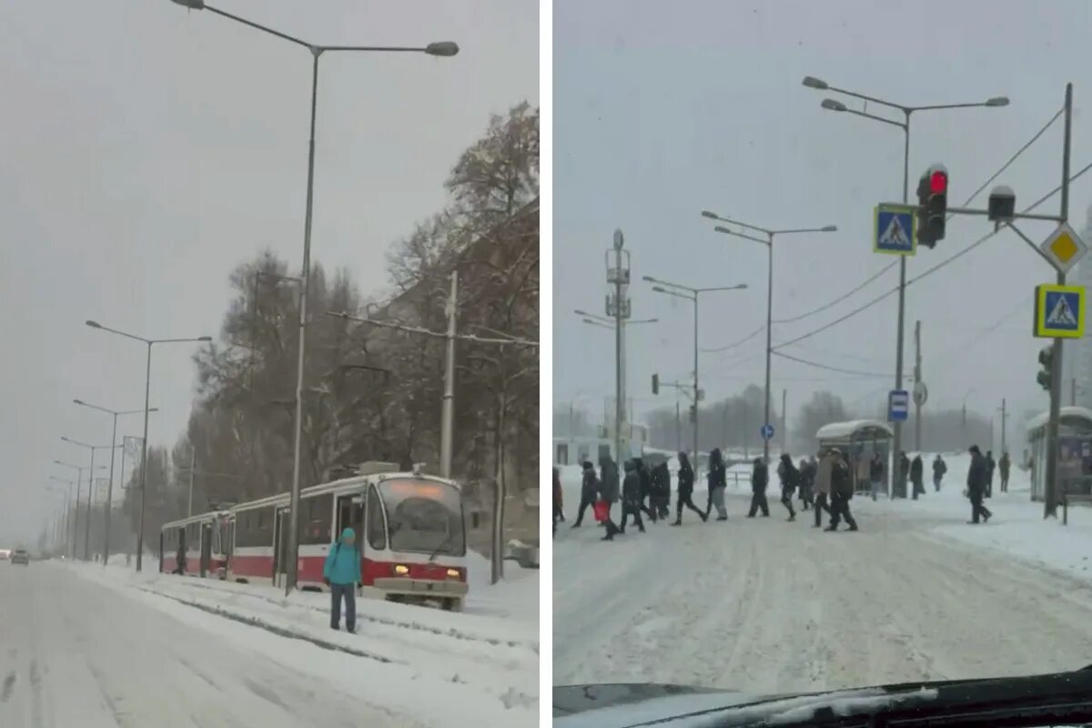 10 февраля 2015. Сход трамвая 8 февраля 2022 года на Кировском путепроводе.