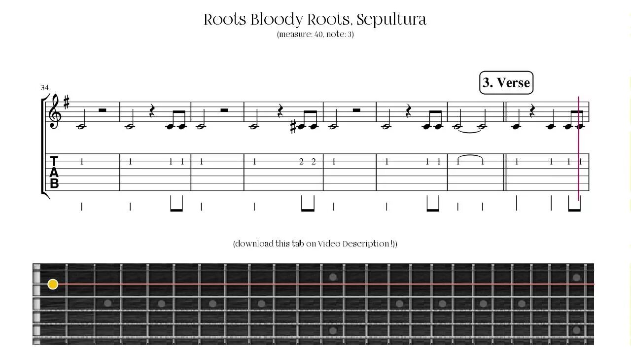 Ноты таб на гитаре no roots. Roots bloody roots перевод. Сепультура ратамахата. Roots bloody roots перевод. Roots sepultura ноты для гитары.
