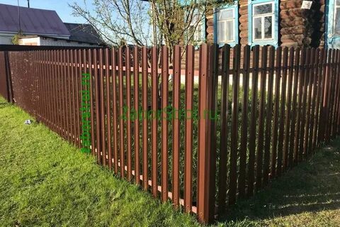 Металлический штакетник под ключ