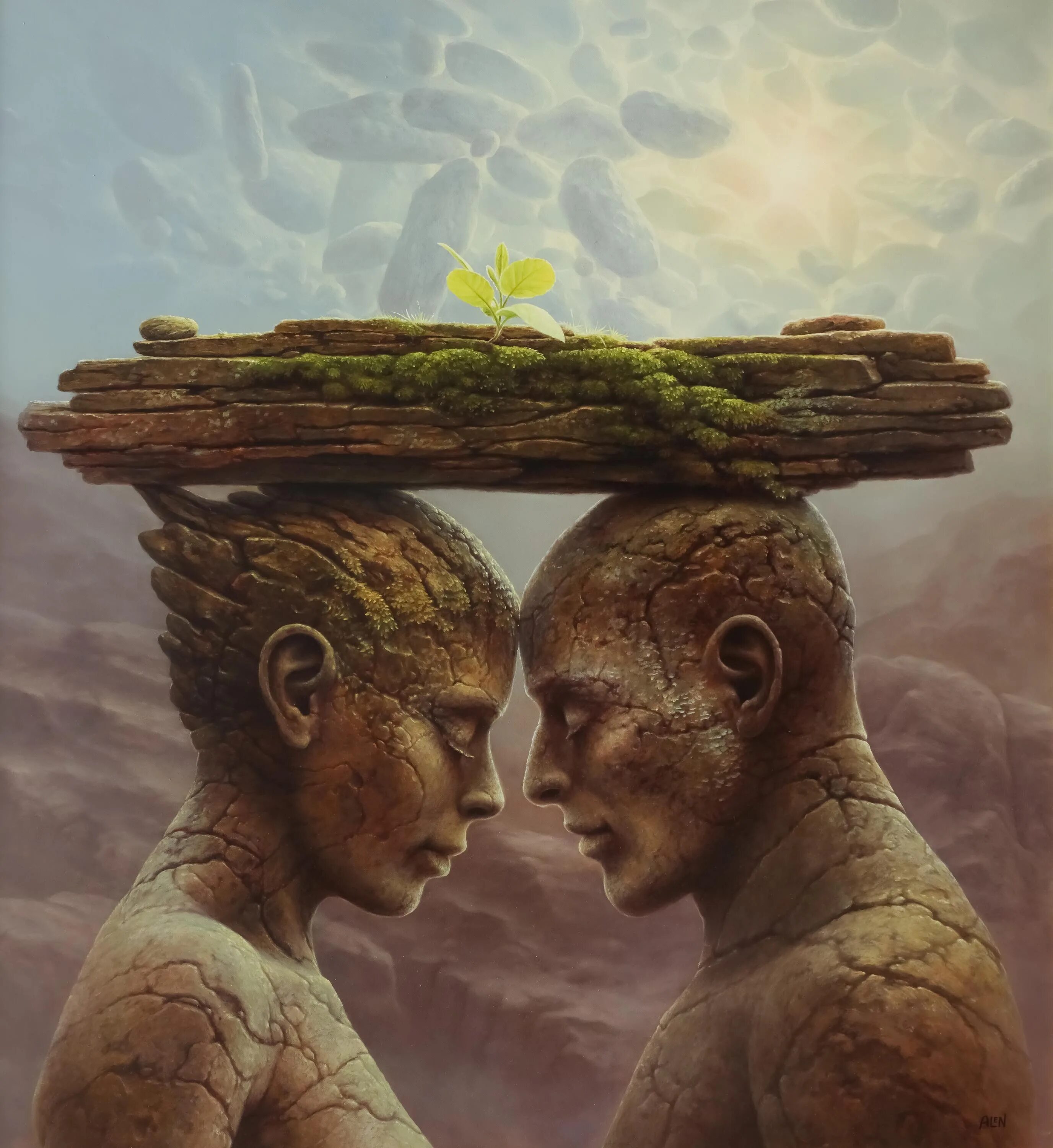 Природа в современной философии. Художник Tomasz Alen Kopera 2018. Картины Томаса Алена Копера.