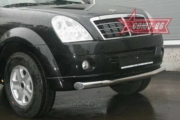 Бампер ssangyong rexton. Защита бампера rexton 2. защита переднего бампера рекстон 2. защита бампера рекстон 1. rexton 2007.