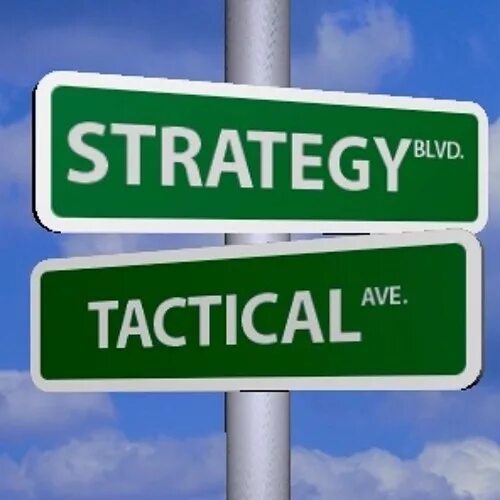 Improve into. Strategy vs Tactics.