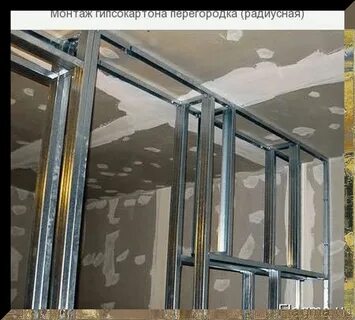 Установка перегородок в комнате