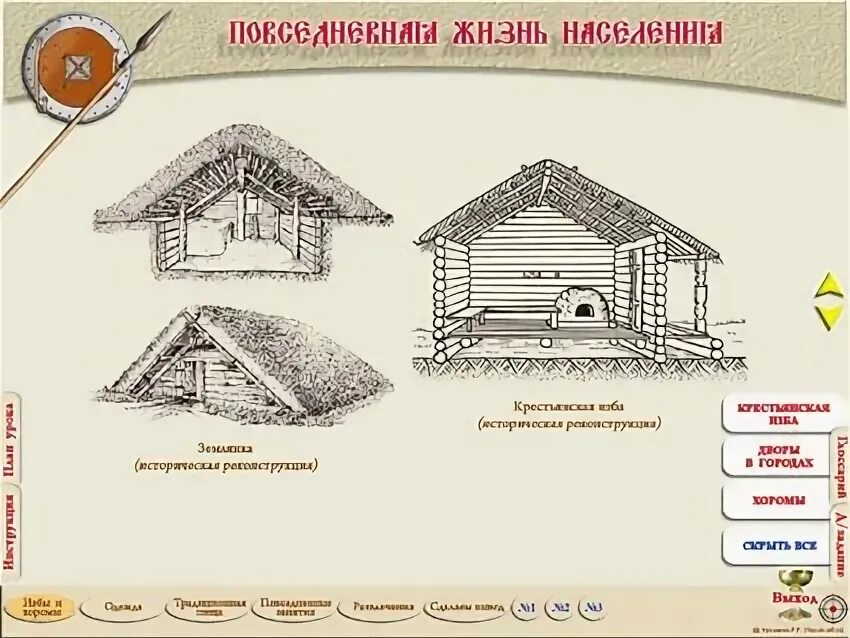 Повседневная жизнь населения история 6 класс тест