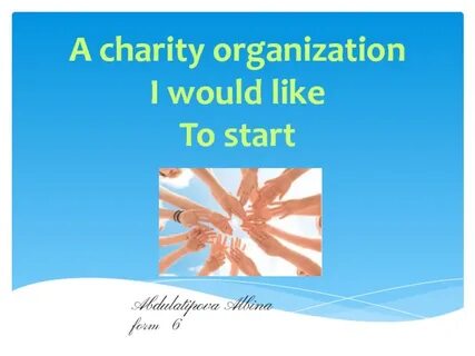 Charity text