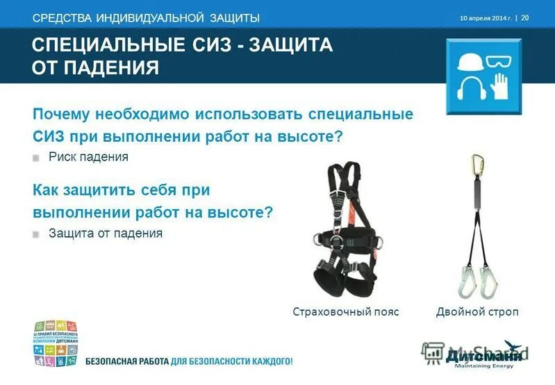 Средства защиты на высоте. Средства индивидуальной защиты работающих на высоте. Классификация средств индивидуальной защиты от падения с высоты. Предохранительное верхолазное устройство пву-2. Сих при работе намвысоте.