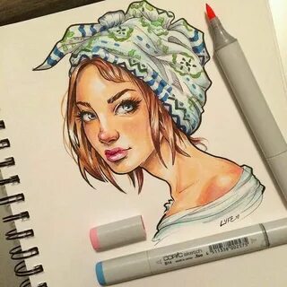 Человек фломастер