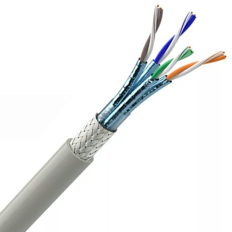 Cat6a,UTP-LSOH. Кабель s/FTP Cat.6a. Кабель FTP Cat 6. Кабель Parlan f/UTP категория 6 4х2х0.57 PVC (100458).