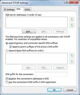 Основной dns суффикс
