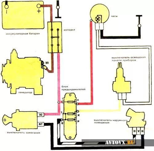 Как подключить часы ваз. Схема подключения часов ВАЗ 2107 карбюратор. Схема подключения прикуривателя ВАЗ 2107 инжектор. Схема подключения часов на ВАЗ 2107 инжектор. Как подключить часы на ВАЗ 2107 инжектор схема.
