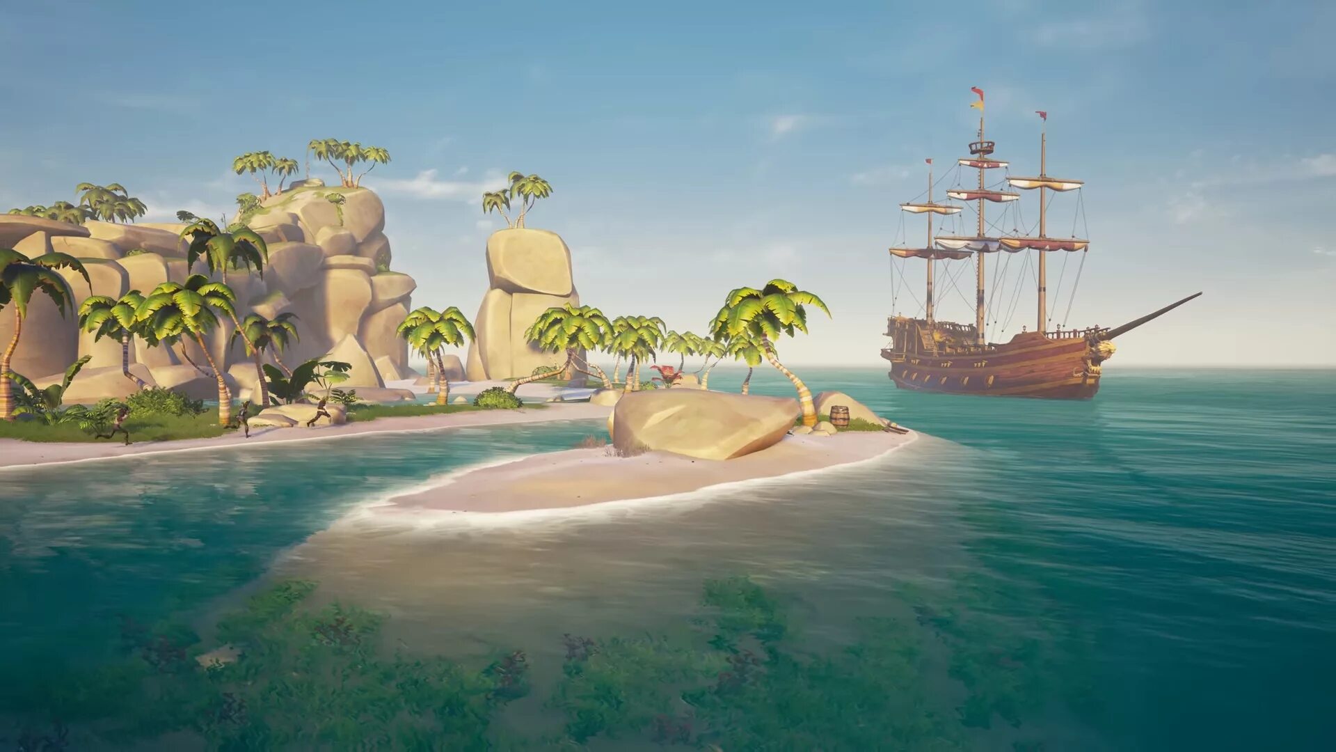 Sea of Thieves 4r. Си оф ЗИС. Sea of Thieves остров близнецов. Sea of Thieves пейзажи. Сиа оф зис