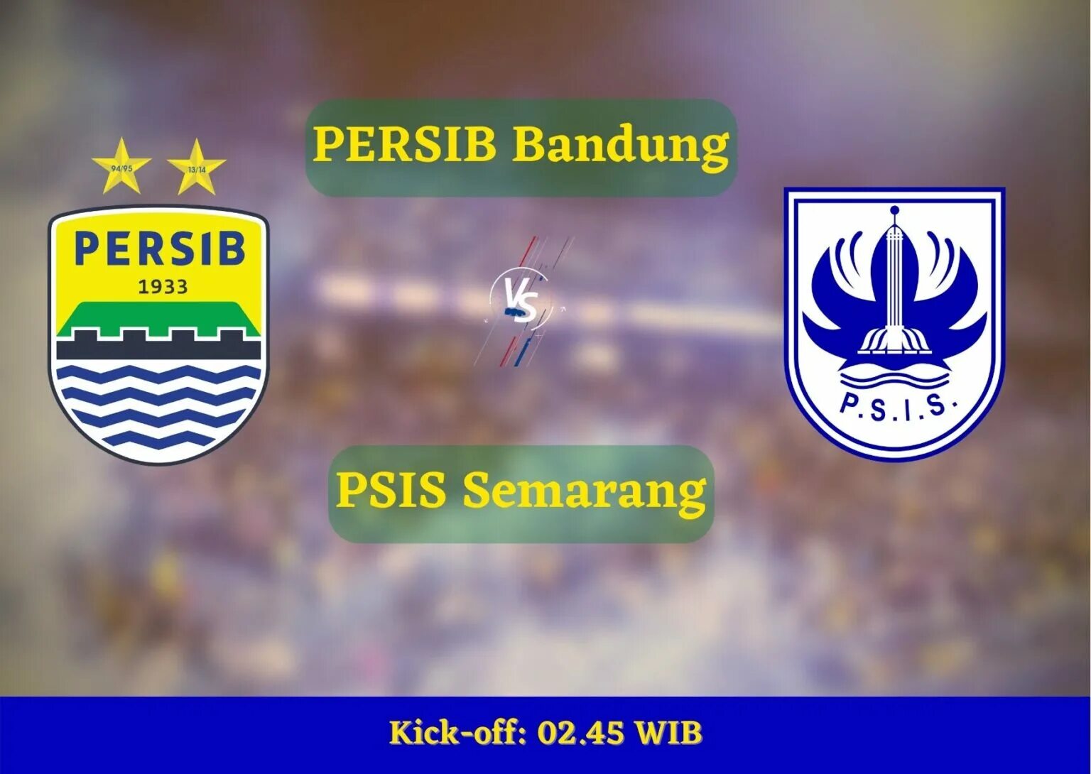 Live streaming persib vs bhayangkara