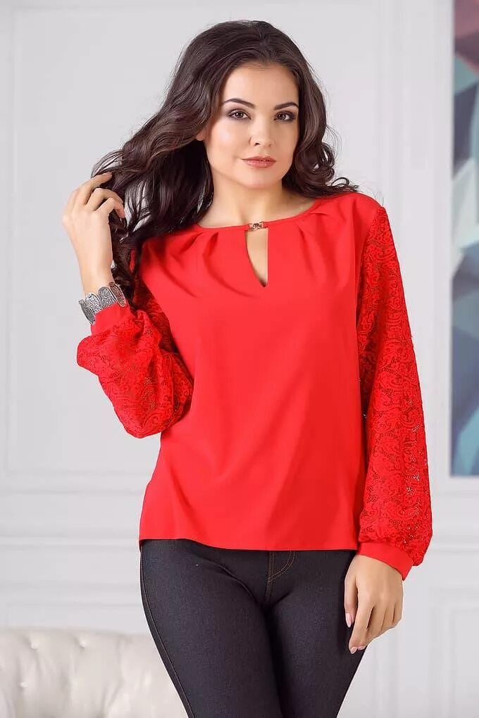 Нарядные кофты для женщин. Блузка женская. Красная блуза. Красивые блузки.