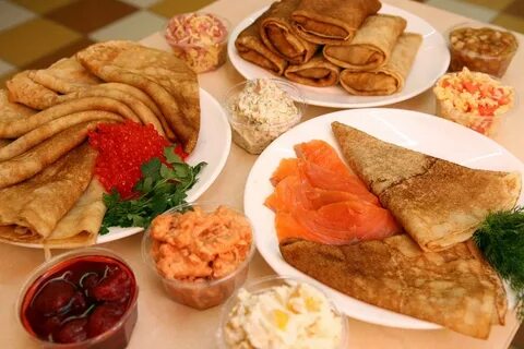 Разные блины на масленицу