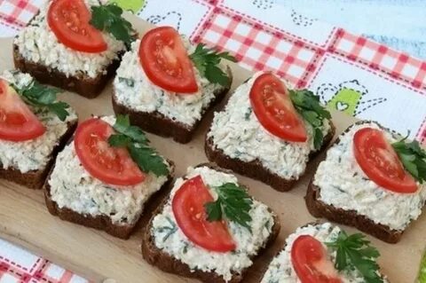 Бутерброды с минтаем