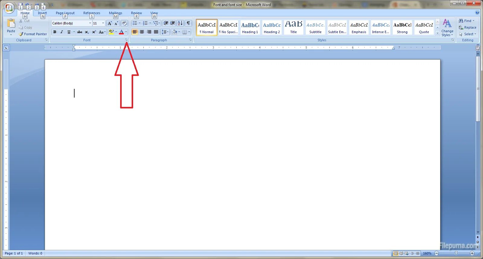 Font size ms. Word font size. change size of wordin microsoft. ворд 2007 как найти body_ copy.