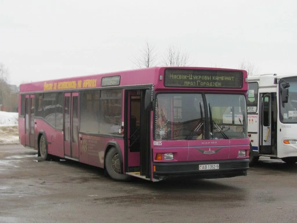 МАЗ 103.003. ПАЗ 32хх. Несвиж автостанция. Несвиж автовокзал.