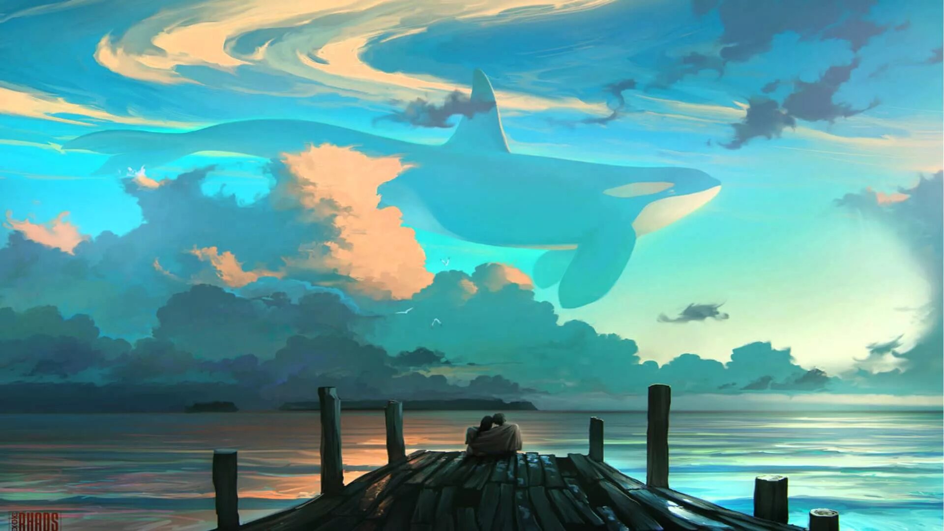 Painting animation. Сирил роландо. Пейзаж арт. Японский пейзаж. Painting animation.