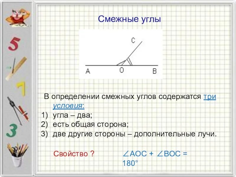 1 смежные углы свойство смежных углов. Смежные углы. Тангенсы смежных углов. Свойства смежных углов. Смежные углы чертеж.