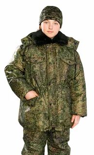 Детский камуфляж зимний