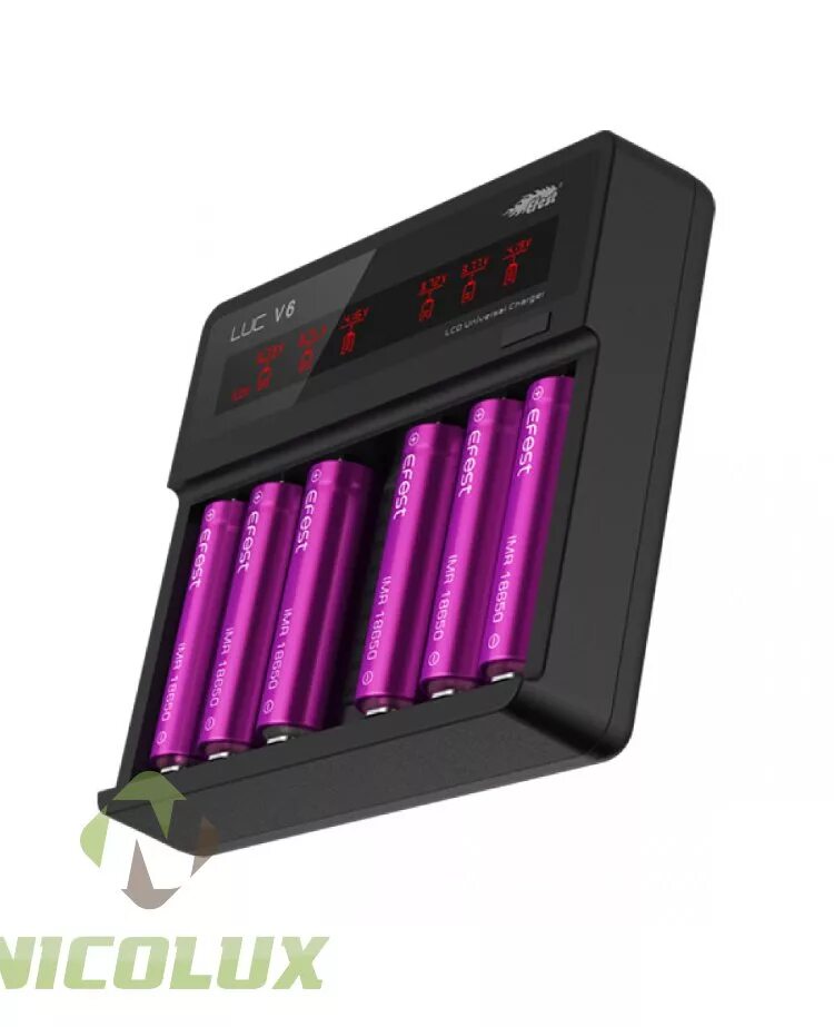 Efest luc v6. Зарядное устройство Efest luc v6. Efest luc v6 LCD Universal Charger. Зарядное устройство для аккумуляторов Efest EF-luc v6 18650.