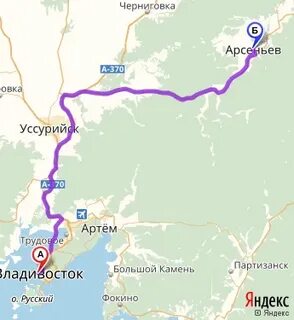 Уссурийск владивосток расстояние