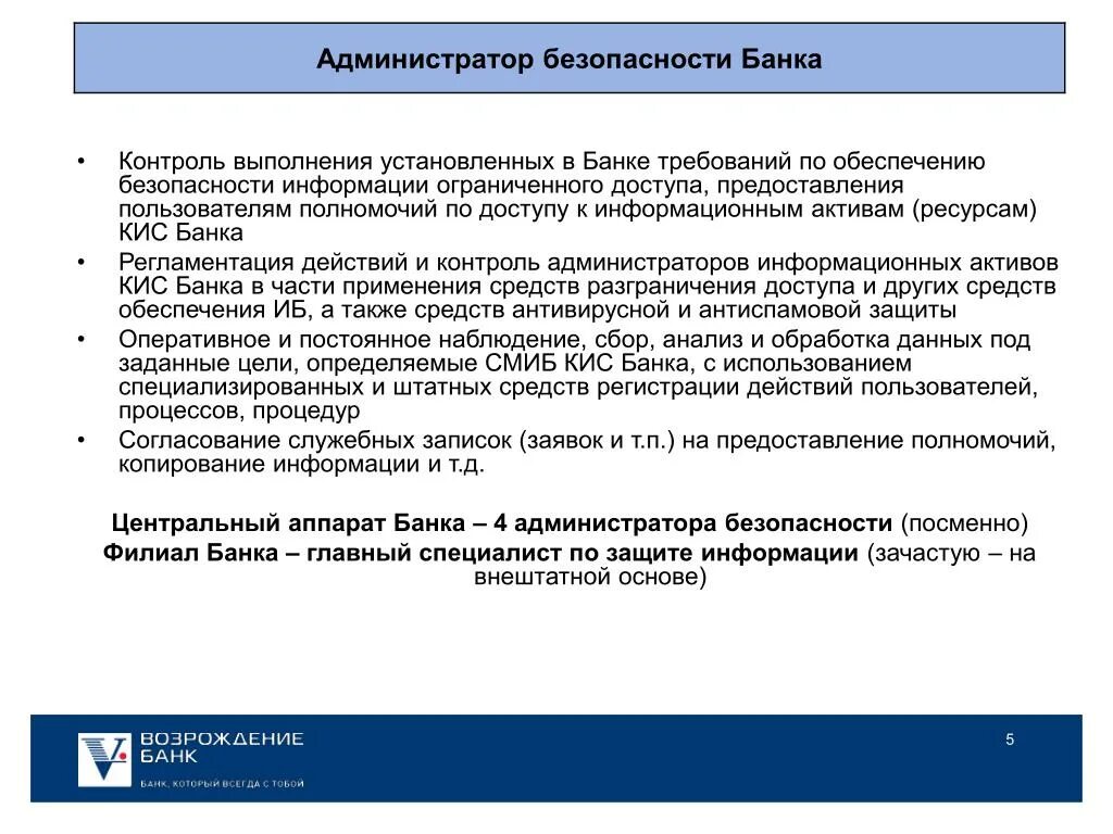 Система безопасности банка. Банковский контроль. Реестр активов информационной безопасности. Админ контроль. Предоставление доступа к сайту