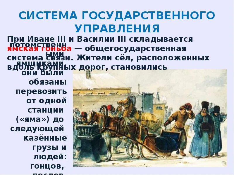 При иване 3 при василии 3. Система государственного управления ивана 3. система управления при иване 3. общегосударственная система связи при иване 3. система связи при иване 3 и василии 3.
