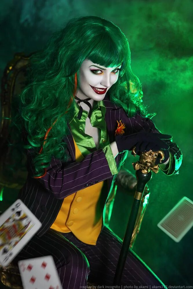 Dark cosplay. Cosplay DC Джокер. Джокер r63. Джокер женщина.