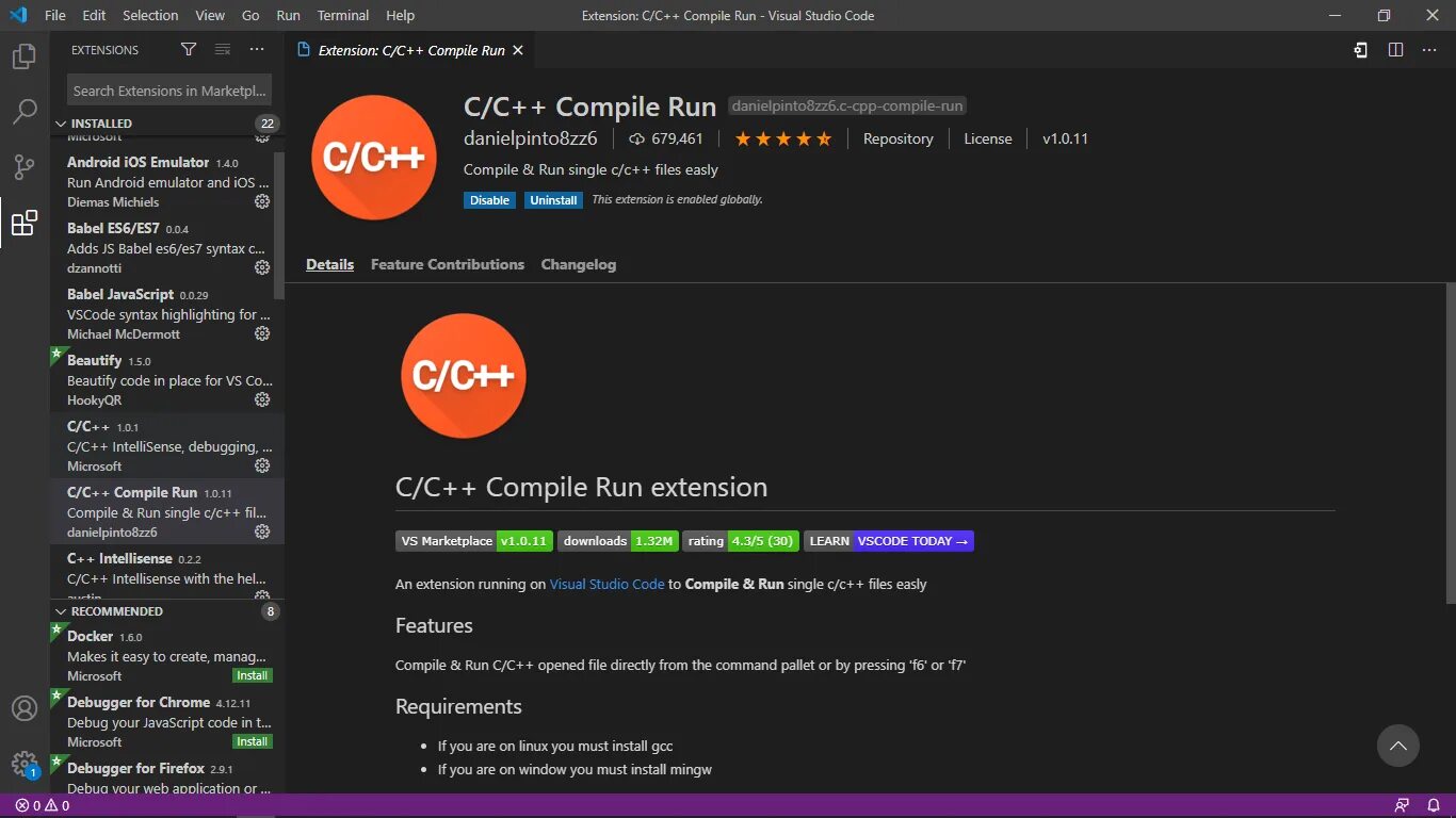 Compile. Compile