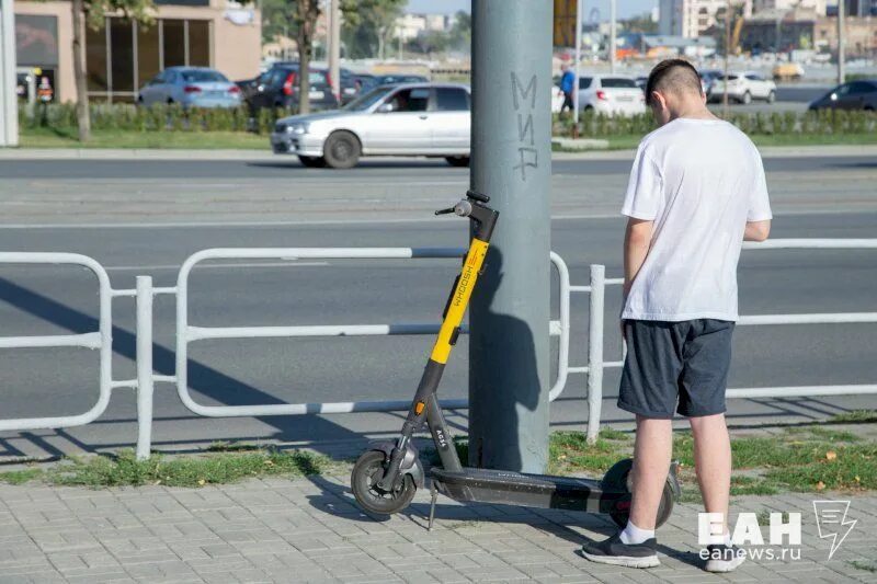 Как штрафуют самокатчиков