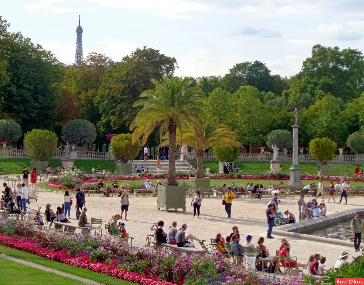 париж. фонтан медичи в люксембургском саду в париже. франция. сад тюильри. парки парижа.