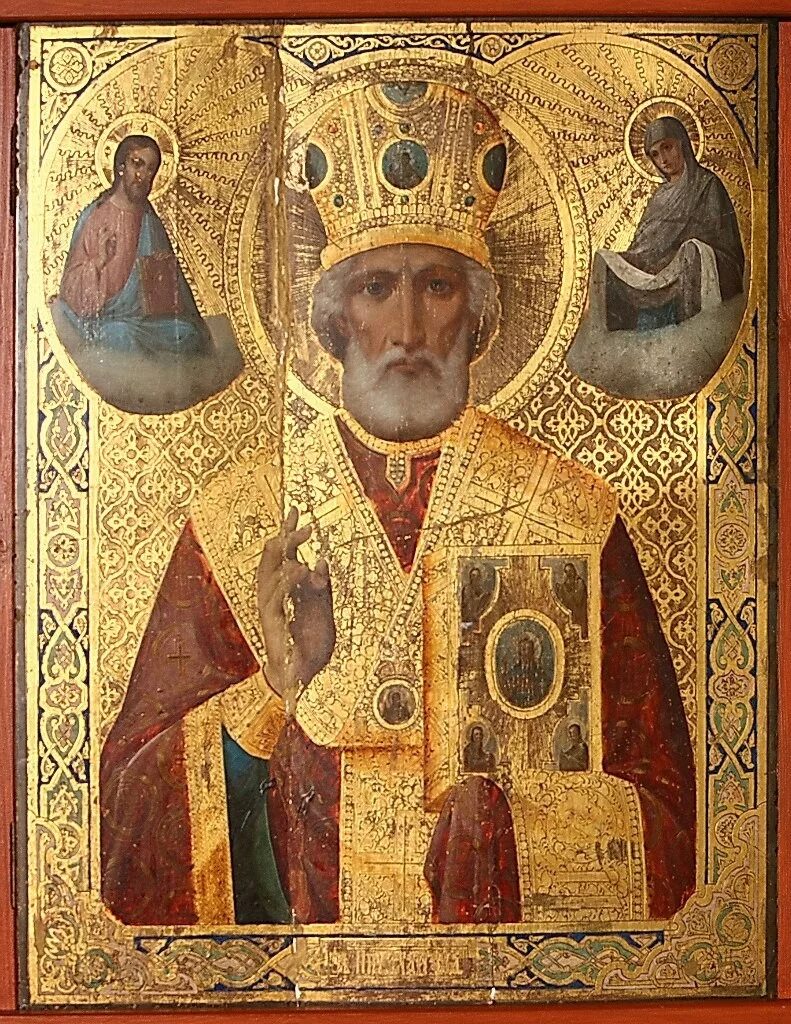 Икона Николая Чудотворца Мирликийского. Спб святого николая чудотворца