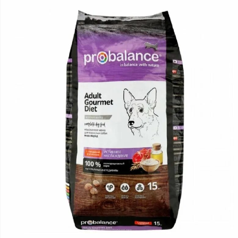 Корм probalance puppy immuno (консерв. Пробаланс для собак 15 кг. Сухой корм probalance gourmet diet для кошек, говядина-ягненок 1,8 кг. Пробаланс корм для собак 15 кг. Probalance gourmet diet.