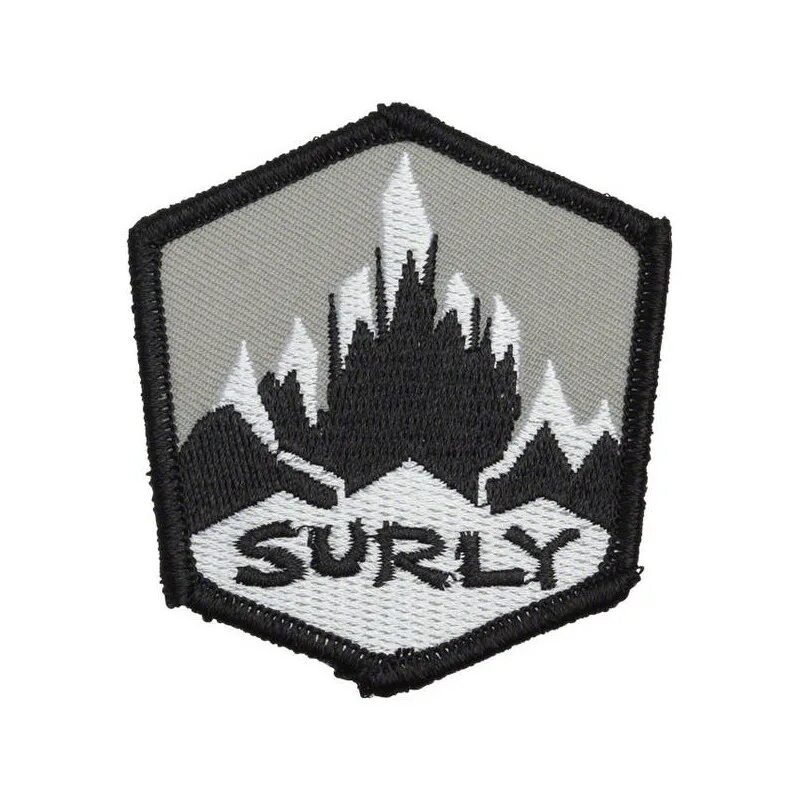 Mount патч. Логотип surly. патч горы. патч гора с зубами. surly logo men&#039;s t-shirt.
